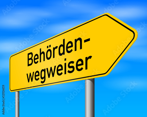 schild r behoerdenwegweiser I