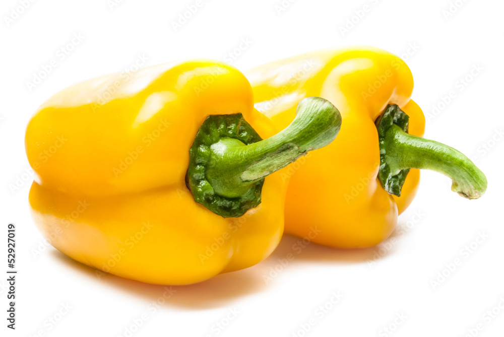 Bell Peppers on a white background Bell Peppers on a white background