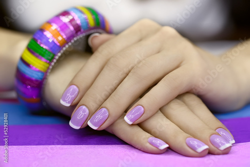 Beautiful women s manicure
