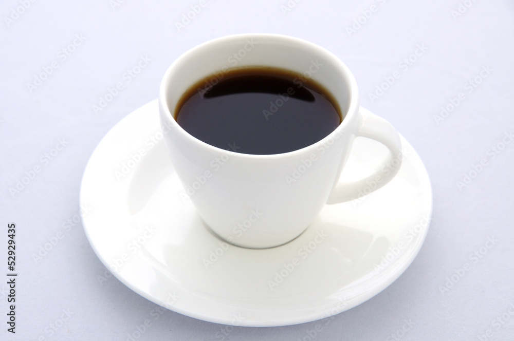 Espresso coffee cup on white background Espresso coffee cup on white background