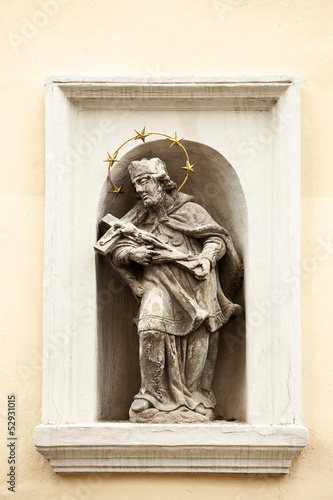 St. John of Nepomuk In Wall Niche
