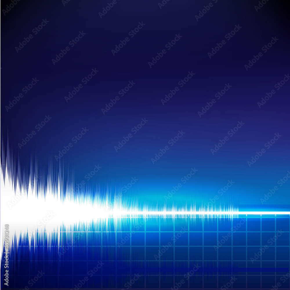 Sound wave abstract background Sound wave abstract background