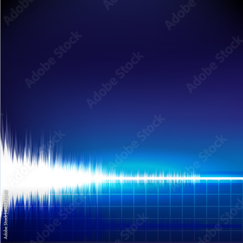 Sound wave abstract background