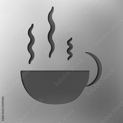 cup of coffee, abstract background