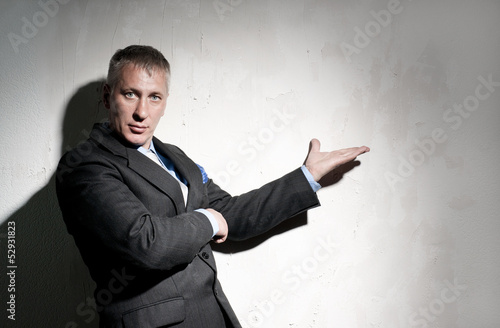 Canvas Print Man in suit