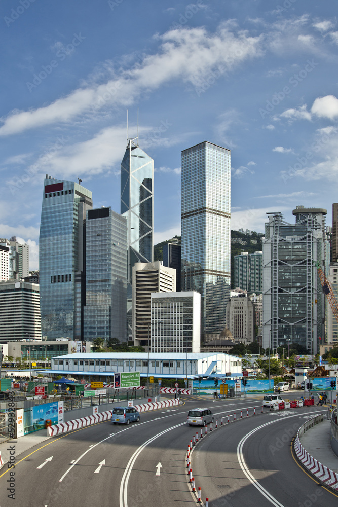 Obraz premium Bank of china, hong kong