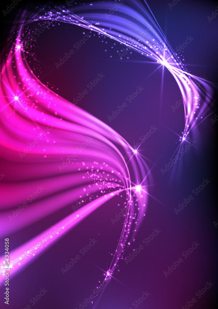Abstract neon waves. Abstract neon waves.