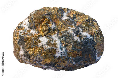 Copper ore chalcopyrite photo