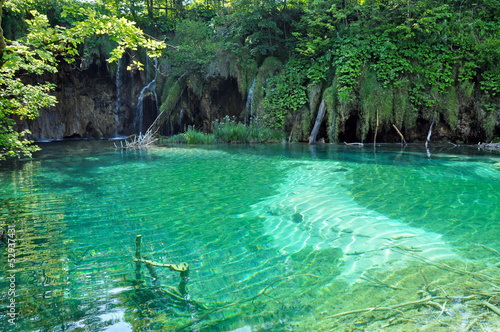 Lake in Plitvice National Park, Croatia