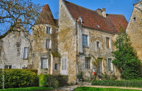 picturesque little town of Mortagne au Perche in Normandie photo