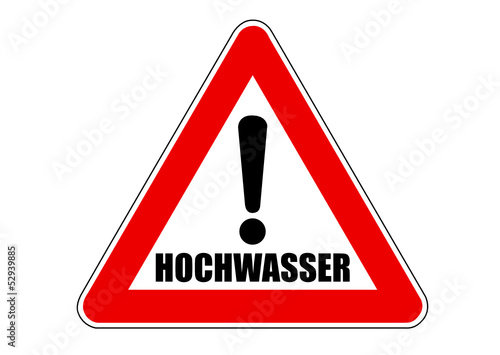 Achtung Hochwasser