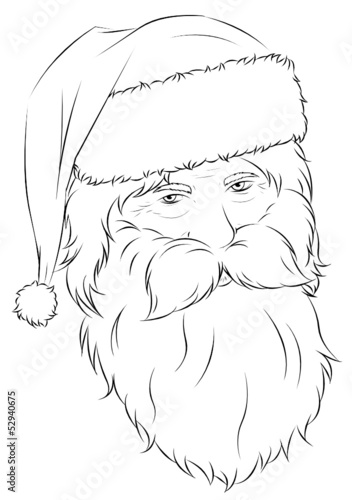 Weihnachtsmann Kopf Santa Claus