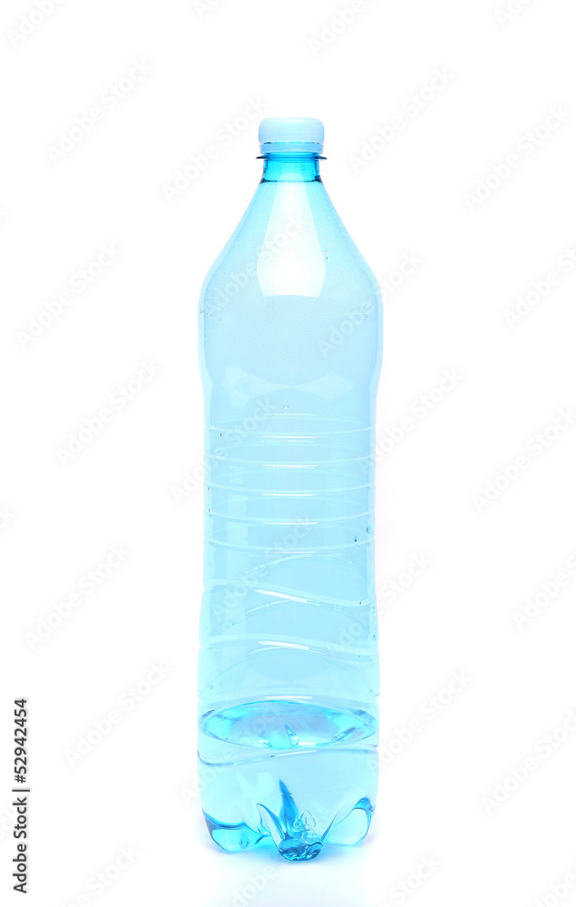Plastic bottle of drinking water on white background Plastic bottle of drinking water on white background