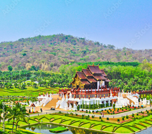 Horkumluang in Chiang Mai province of Thailand photo