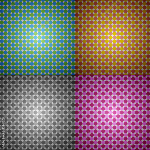 Vector abstract pattern set