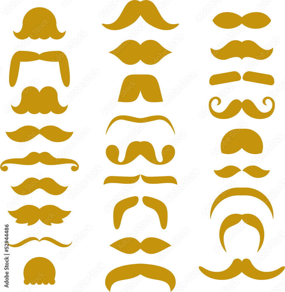 Mustache icons