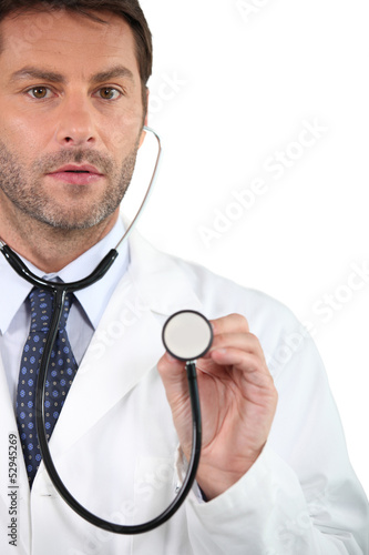 Doctor with stethoscope