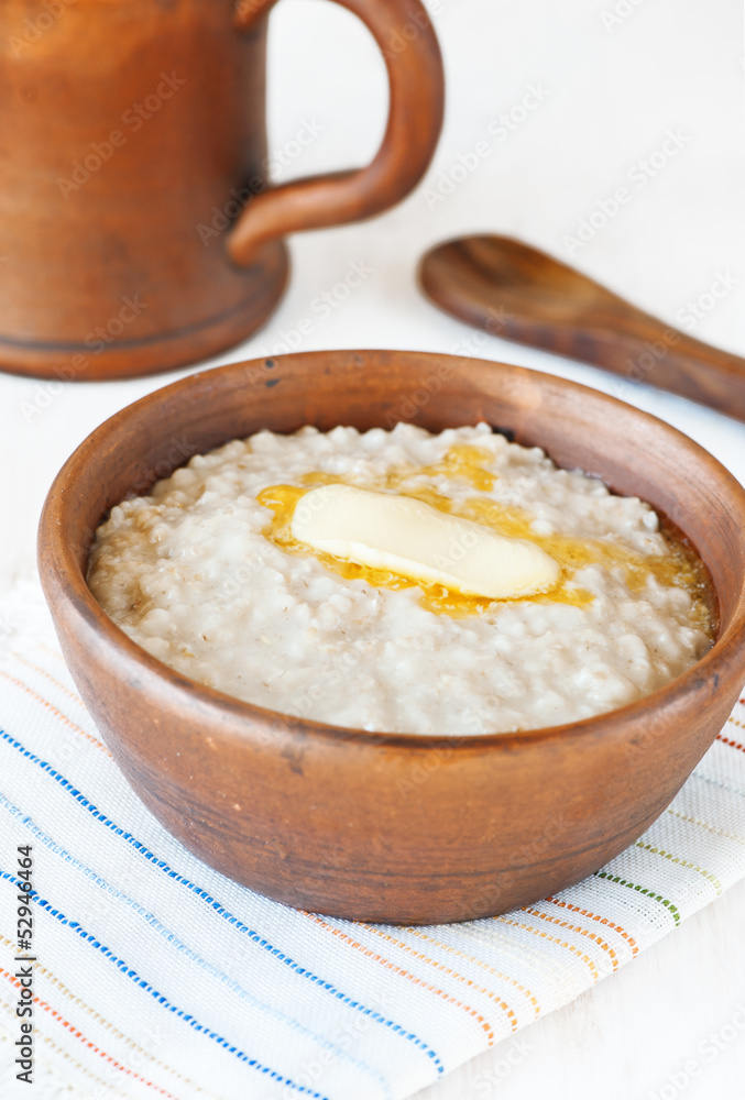 Porridge with butter Porridge with butter