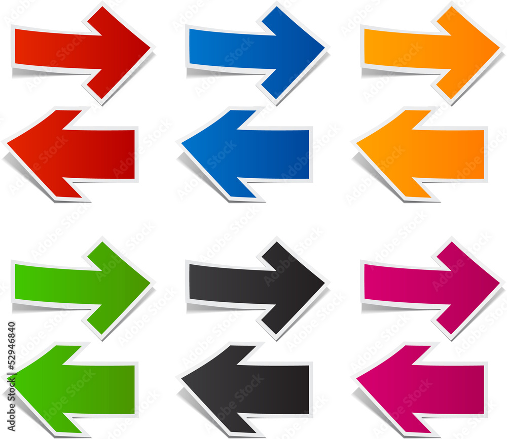 Paper arrows. Paper arrows.