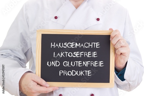 Hausgemachte laktosefreie und glutenfreie Produkte