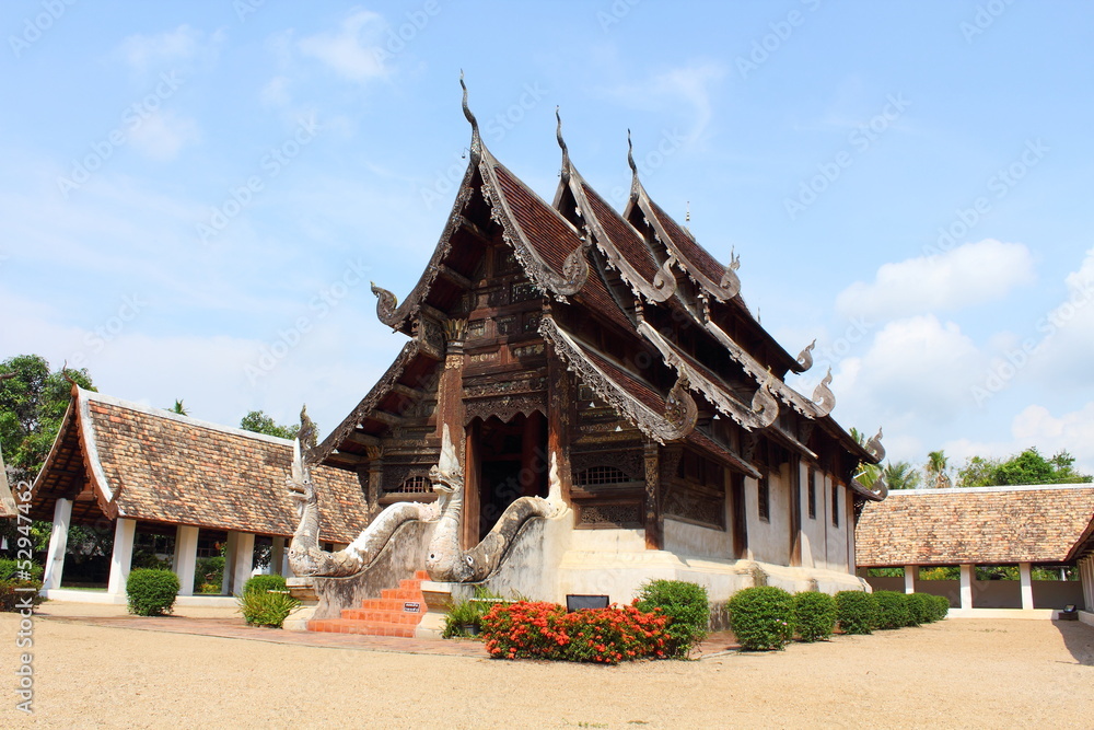 Ancient church,Wat Ton Kwen,Chiang-Mai,Thailand.
