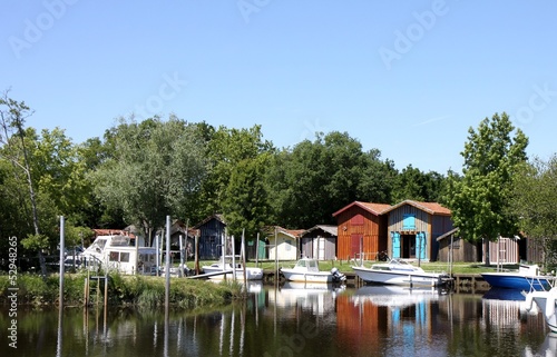 cabanes de pêcheur,biganos,bassin d'arcachon