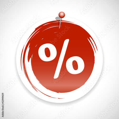 percent action button icon