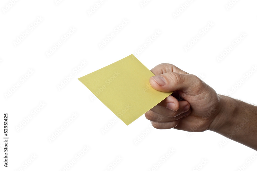 Card in the hand Card in the hand