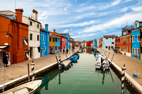 Canal In Burano