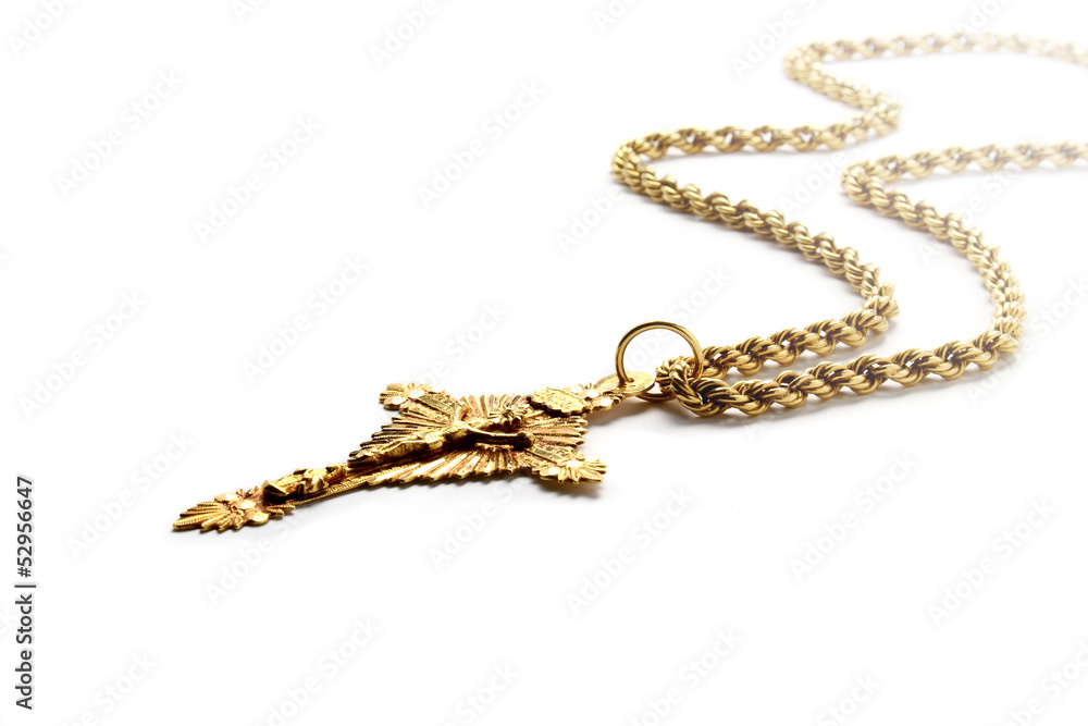 Gold crucifix Gold crucifix