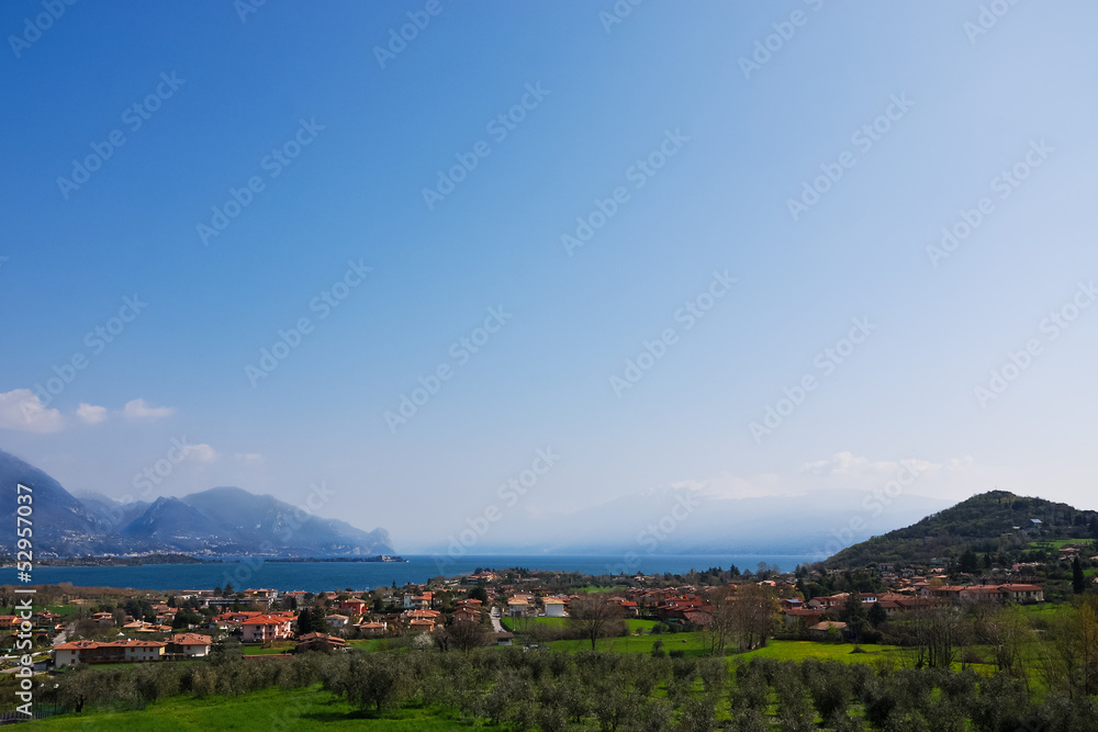 Rocca di Manerba und Sasso am Gardasee in Italien Rocca di Manerba und Sasso am Gardasee in Italien
