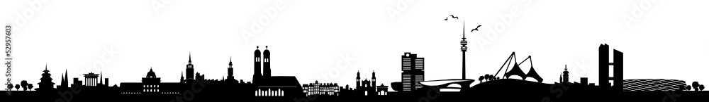 Obraz premium Skyline München