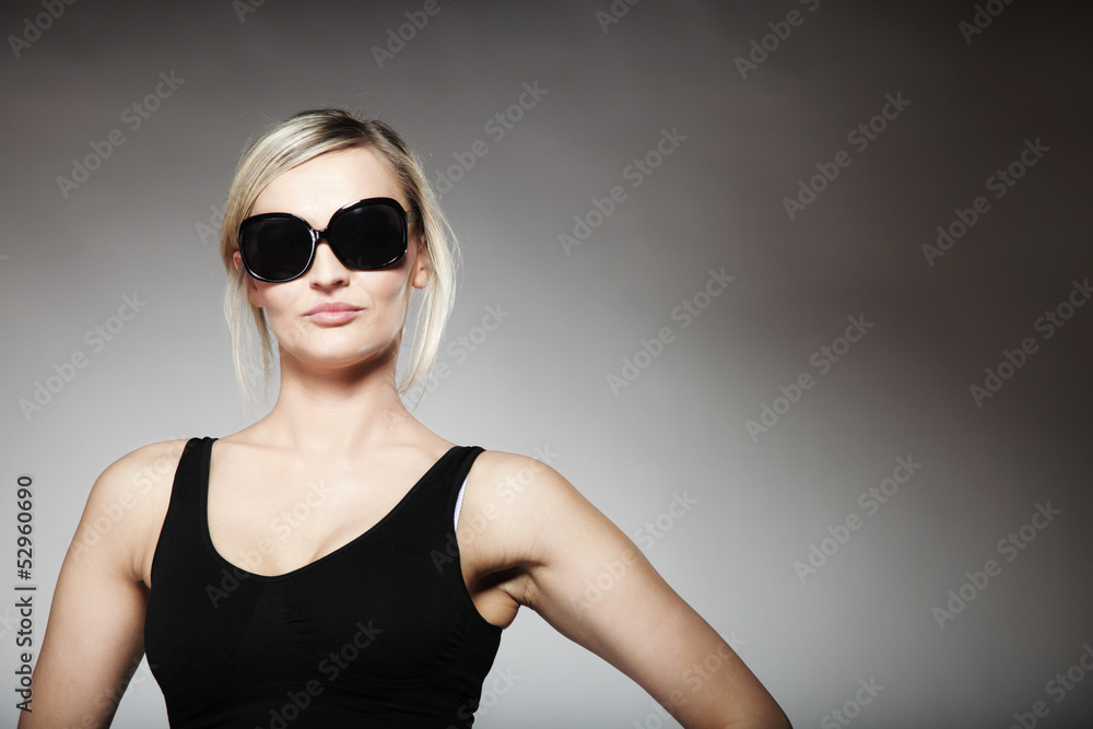 young sporty woman after workout young sporty woman after workout