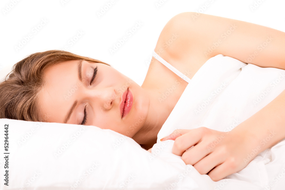 Fototapeta premium Woman in bed