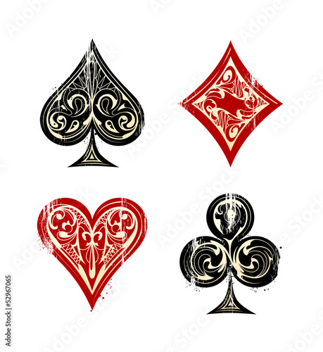 Vintage Playing Cards Sybmols