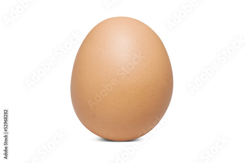 Egg on a white background II