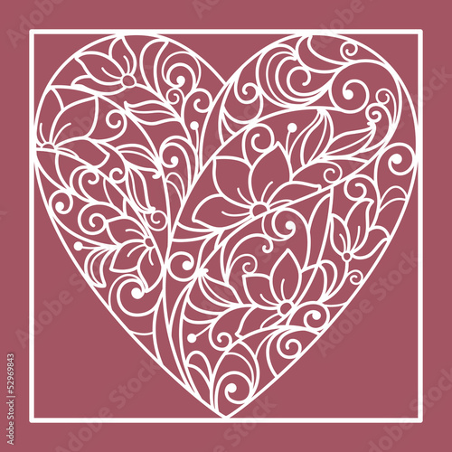 heart of roses