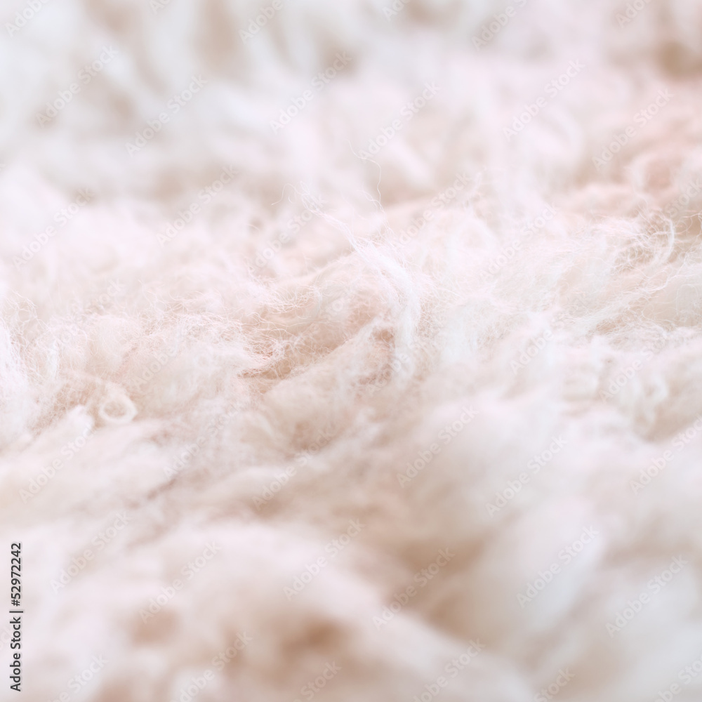 White fur as abstract background