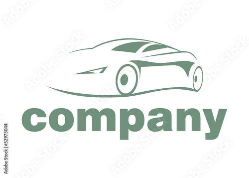 modern company auto logo