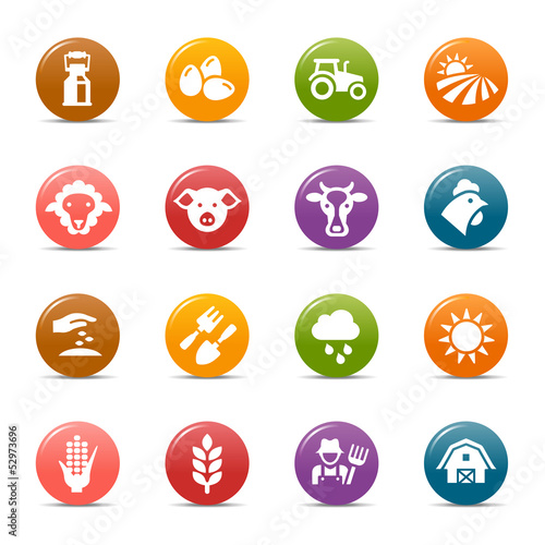 Colored Dots - Agriculture and Farming icons