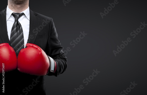 man in boxing gloves © peshkova