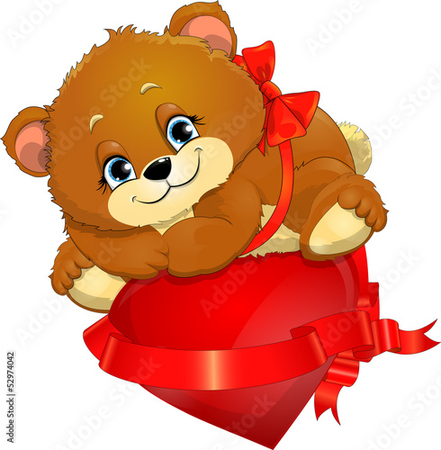 bear and heart