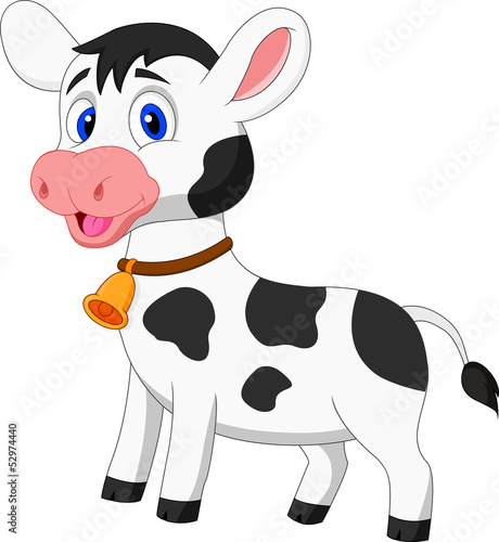 Cute cow cartoon
