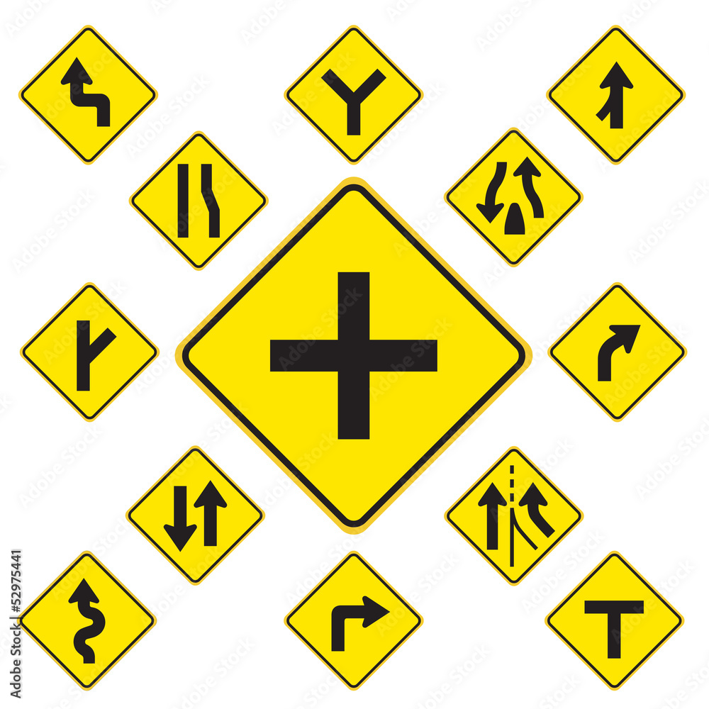 Obraz premium Road Signs