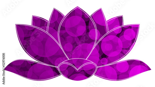 lotus violet cercle