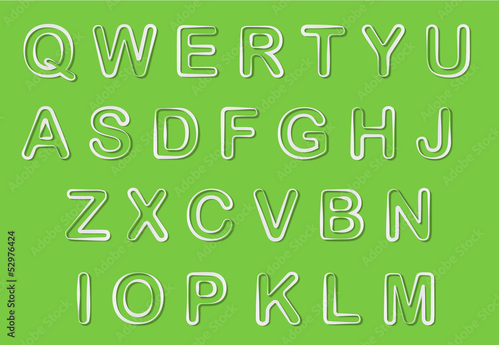 Vector Alphabet Set Vector Alphabet Set