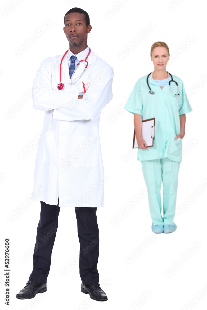 Doctor and nurse