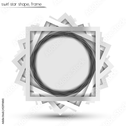 abstract star shape