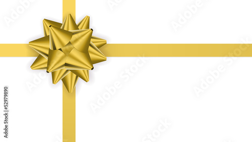 The card with ribbon