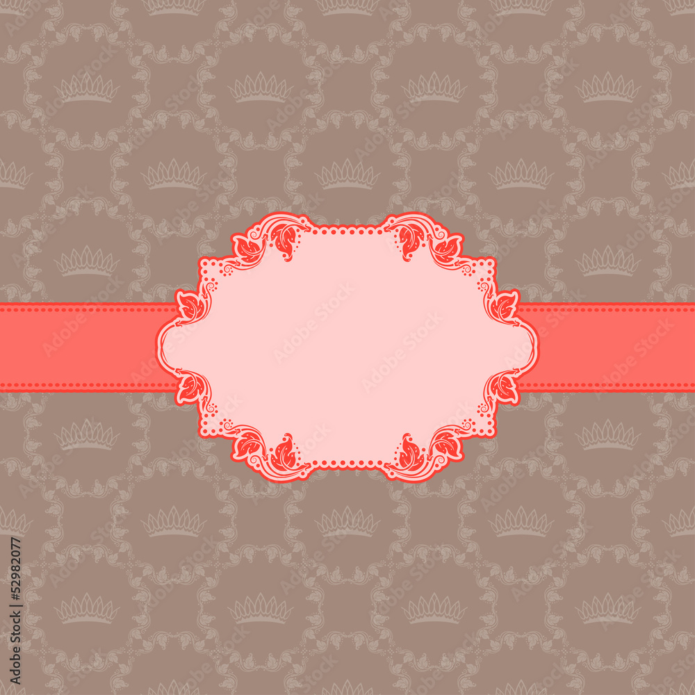 Template frame design for greeting card . Template frame design for greeting card .